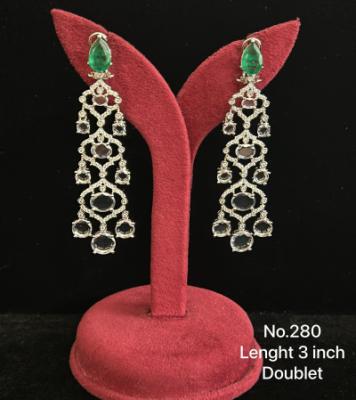 Emerald and Doublet Earrings