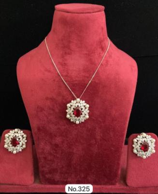 Red Stone Jewelry Set