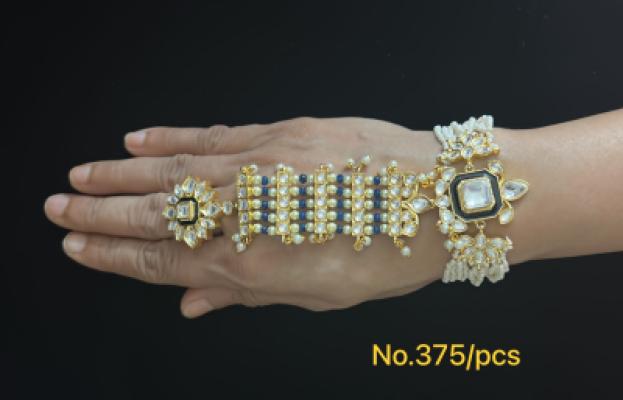 Gold Plated Stone Bracelet