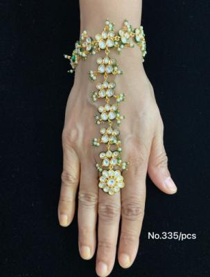 Gold Floral Hand Jewelry