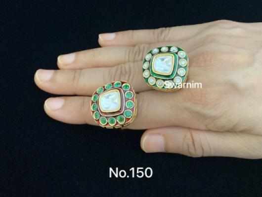 Gold Plated Gemstone Rings