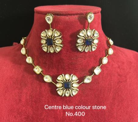 Blue Stone Jewelry Set