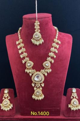 Kundan Pearl Drop Set