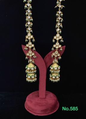 Kundan Jhumka Necklace