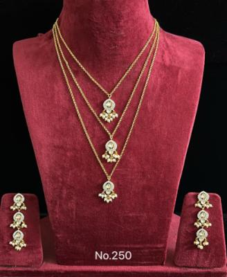 Gold Kundan Layered Set