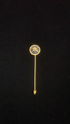 Gold and Blue Lapel Pin