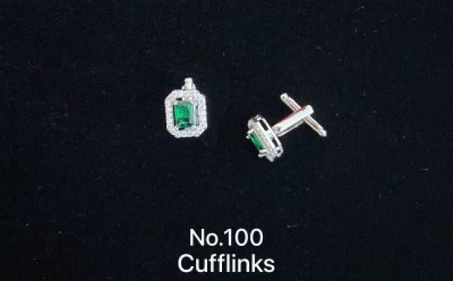 Emerald Cufflinks
