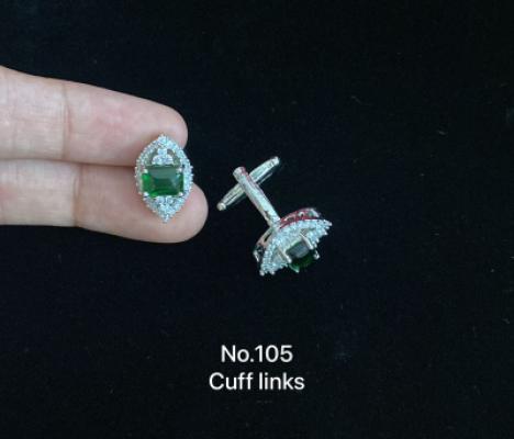 Emerald Cuff Links