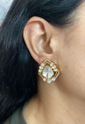 Gold Plated Pearl Earrings