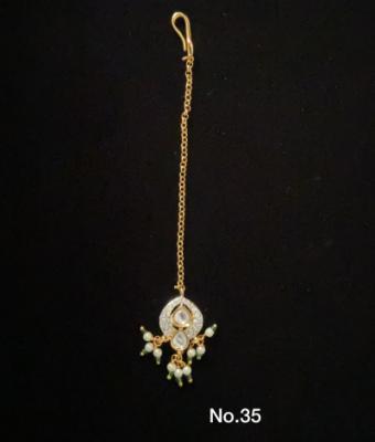 Gold Lotus Pendant with Beads